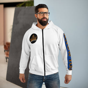 Know You Zip Fleece Hoodie (White)