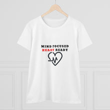 Load image into Gallery viewer, Mind and Heart #NEVERQUIT Cotton Tee (Women)