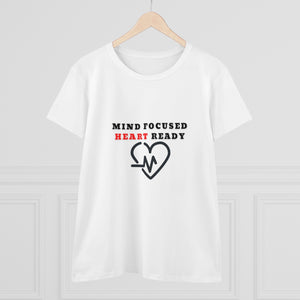 Mind and Heart #NEVERQUIT Cotton Tee (Women)