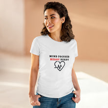 Load image into Gallery viewer, Mind and Heart #NEVERQUIT Cotton Tee (Women)