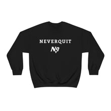 Load image into Gallery viewer, NEVERQUIT Crewneck Sweatshirt (Blackout)