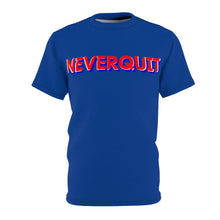 Load image into Gallery viewer, NEVERQUIT Activewear T-Shirt(Dark Blue)