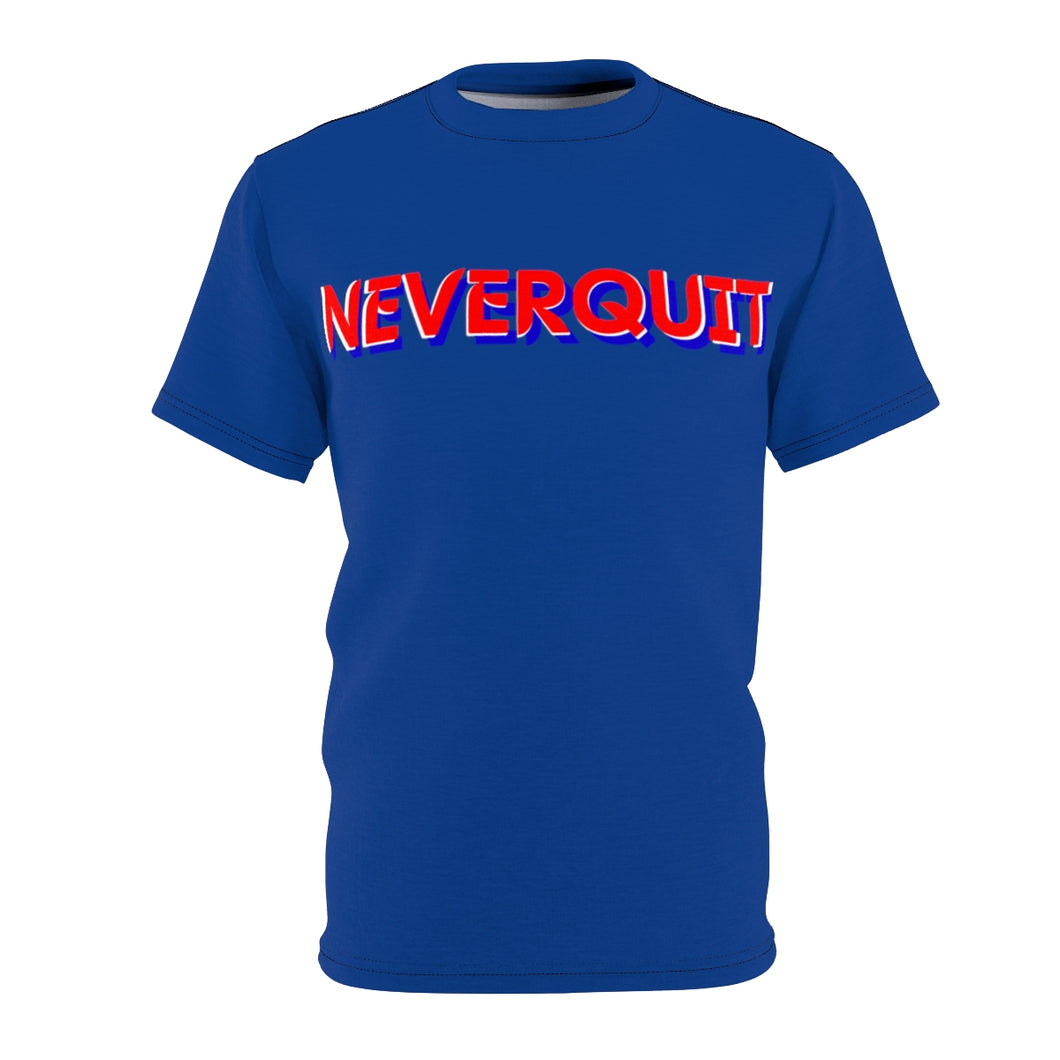 NEVERQUIT Activewear T-Shirt(Dark Blue)