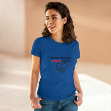 Load image into Gallery viewer, Mind and Heart #NEVERQUIT Cotton Tee (Women)