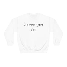 Load image into Gallery viewer, NEVERQUIT Crewneck Sweatshirt (Blackout)