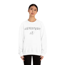 Load image into Gallery viewer, NEVERQUIT Crewneck Sweatshirt (Blackout)