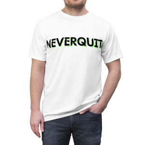 NEVERQUIT Activewear Neon T-Shirt(White)