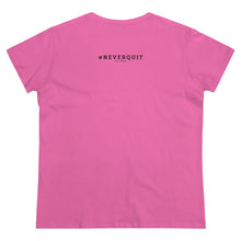 Load image into Gallery viewer, Mind and Heart #NEVERQUIT Cotton Tee (Women)