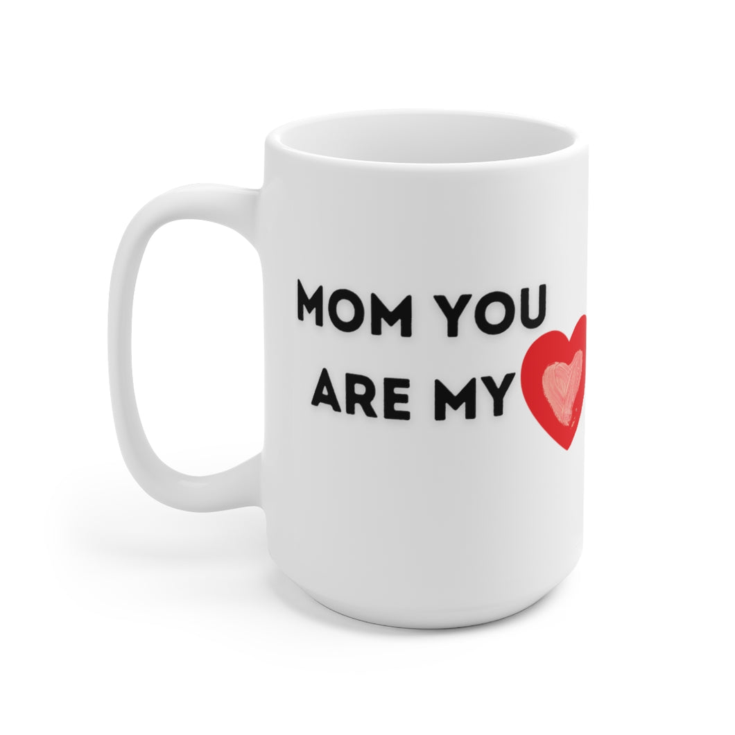 Mom's Heart Ceramic Mug
