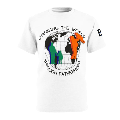 Be The Change Fatherhood Tee-Shirt(White)