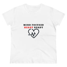 Load image into Gallery viewer, Mind and Heart #NEVERQUIT Cotton Tee (Women)