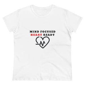 Mind and Heart #NEVERQUIT Cotton Tee (Women)