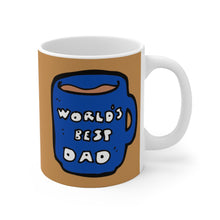 Load image into Gallery viewer, World&#39;s Best Dad Ceramic Mug
