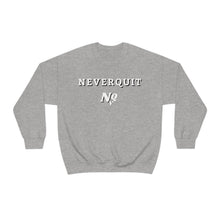 Load image into Gallery viewer, NEVERQUIT Crewneck Sweatshirt (Blackout)