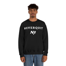 Load image into Gallery viewer, NEVERQUIT Crewneck Sweatshirt (Blackout)