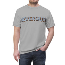 Load image into Gallery viewer, NEVERQUIT Activewear Silver T-Shirt(Light Grey)