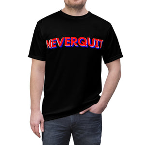 NEVERQUIT Activewear T-Shirt(Black)