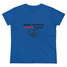 Load image into Gallery viewer, Mind and Heart #NEVERQUIT Cotton Tee (Women)