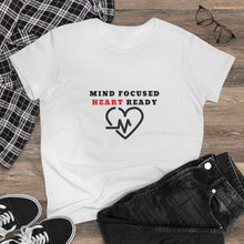 Load image into Gallery viewer, Mind and Heart #NEVERQUIT Cotton Tee (Women)