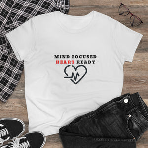 Mind and Heart #NEVERQUIT Cotton Tee (Women)