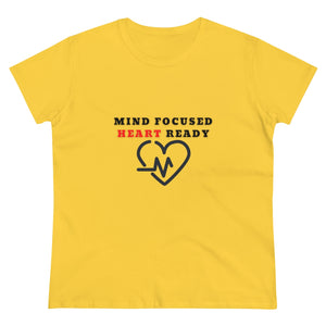 Mind and Heart #NEVERQUIT Cotton Tee (Women)