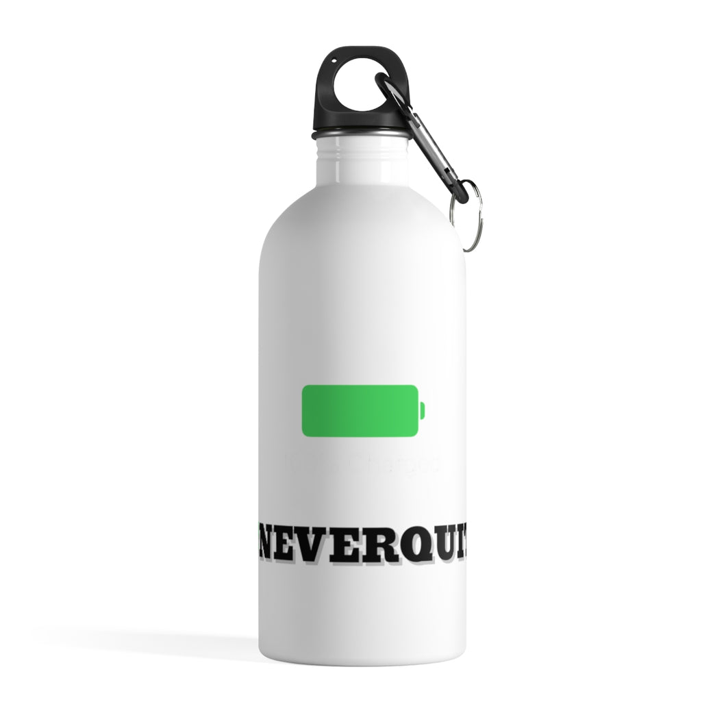#NEVERQUIT Stainless Steel Water Bottle