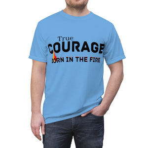 KY True Courage Fire Tee-Shirt(Light Blue)