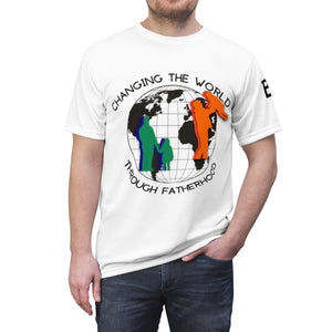 Be The Change Fatherhood Tee-Shirt(White)
