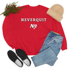 Load image into Gallery viewer, NEVERQUIT Crewneck Sweatshirt (Blackout)