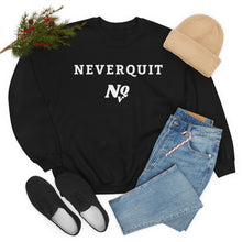 Load image into Gallery viewer, NEVERQUIT Crewneck Sweatshirt (Blackout)