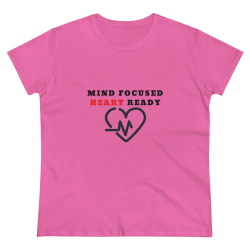 Mind and Heart #NEVERQUIT Cotton Tee (Women)