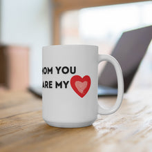 Load image into Gallery viewer, Mom&#39;s Heart Ceramic Mug