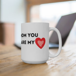 Mom's Heart Ceramic Mug