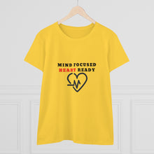 Load image into Gallery viewer, Mind and Heart #NEVERQUIT Cotton Tee (Women)
