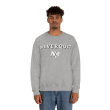 Load image into Gallery viewer, NEVERQUIT Crewneck Sweatshirt (Blackout)