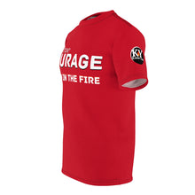 Load image into Gallery viewer, KY True Courage Fire Tee-Shirt(Red w/White)