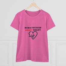 Load image into Gallery viewer, Mind and Heart #NEVERQUIT Cotton Tee (Women)