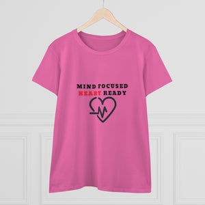Mind and Heart #NEVERQUIT Cotton Tee (Women)