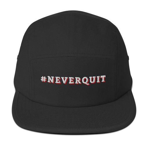 #NEVERQUIT Five Panel Cap